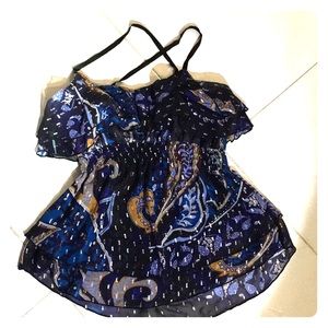 Ruffle Top blouse!! Hale Bob